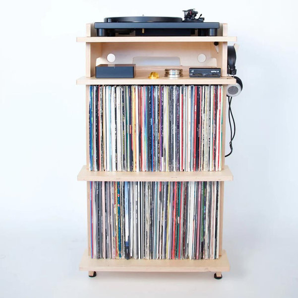 Line Phono: Turntable Stand + Vinyl Storage, Made In the USA