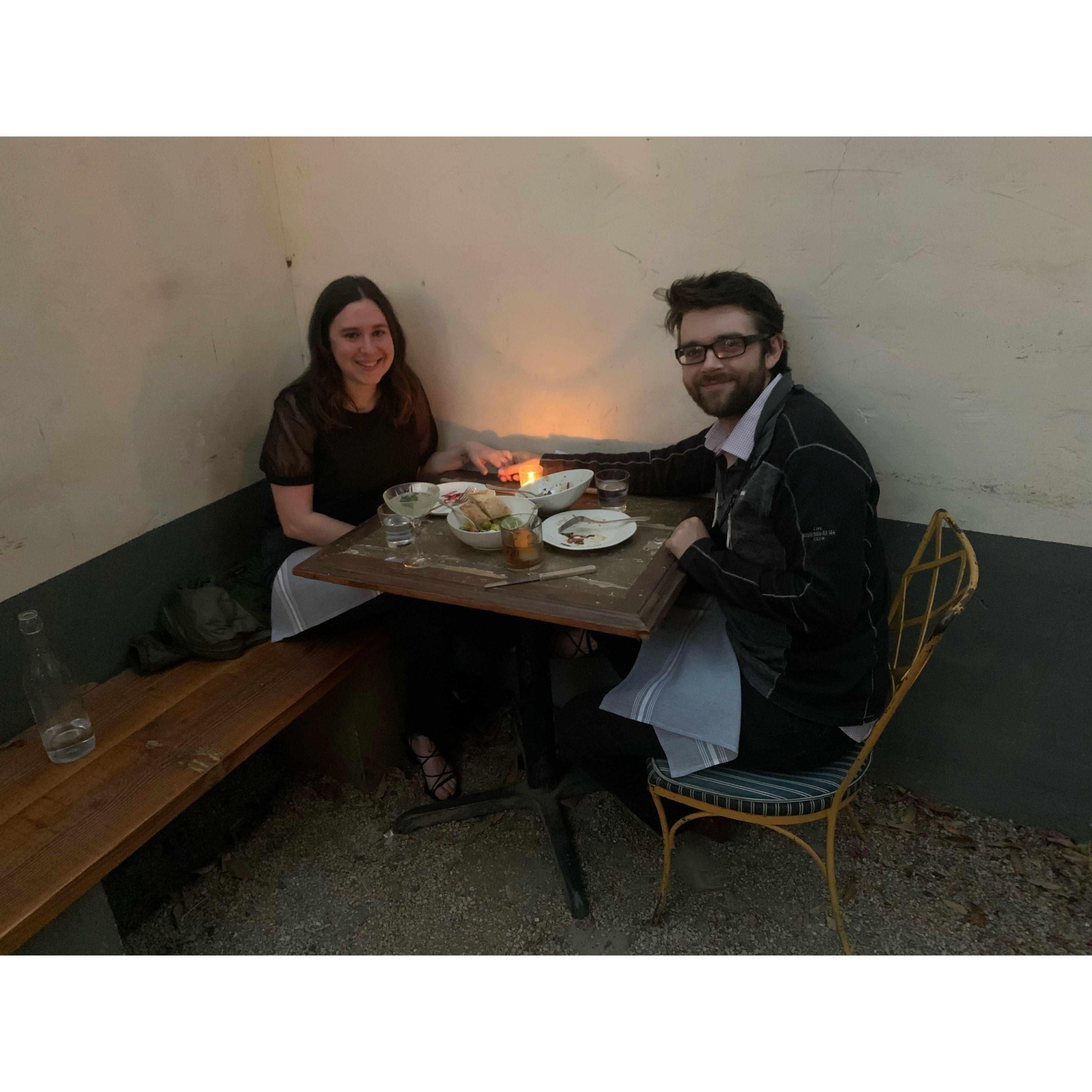 Our first date out was 10 months after we started dating!