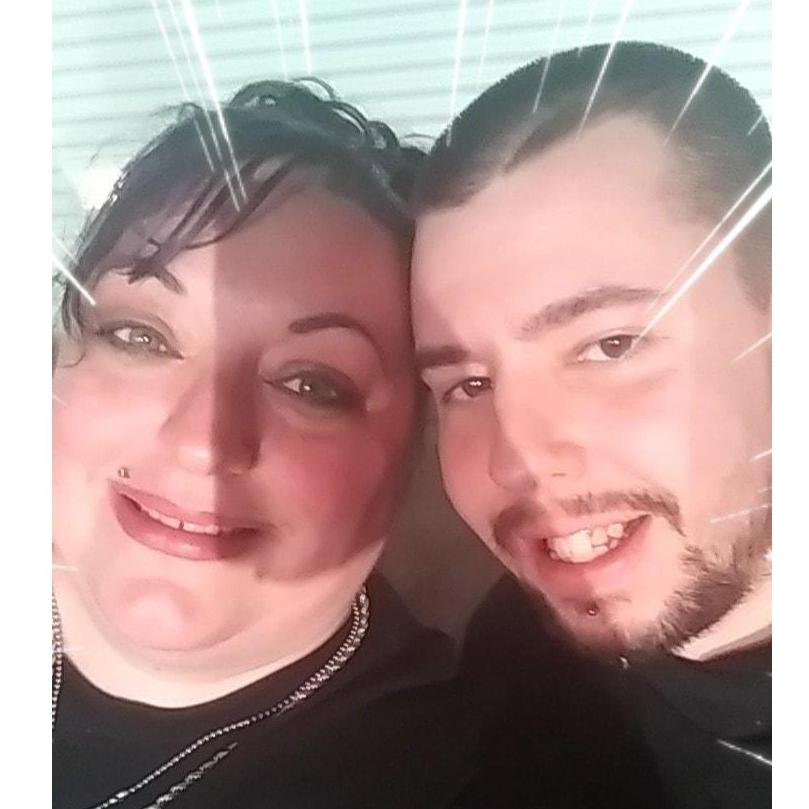 enjoying ourselves at the Metallica concert