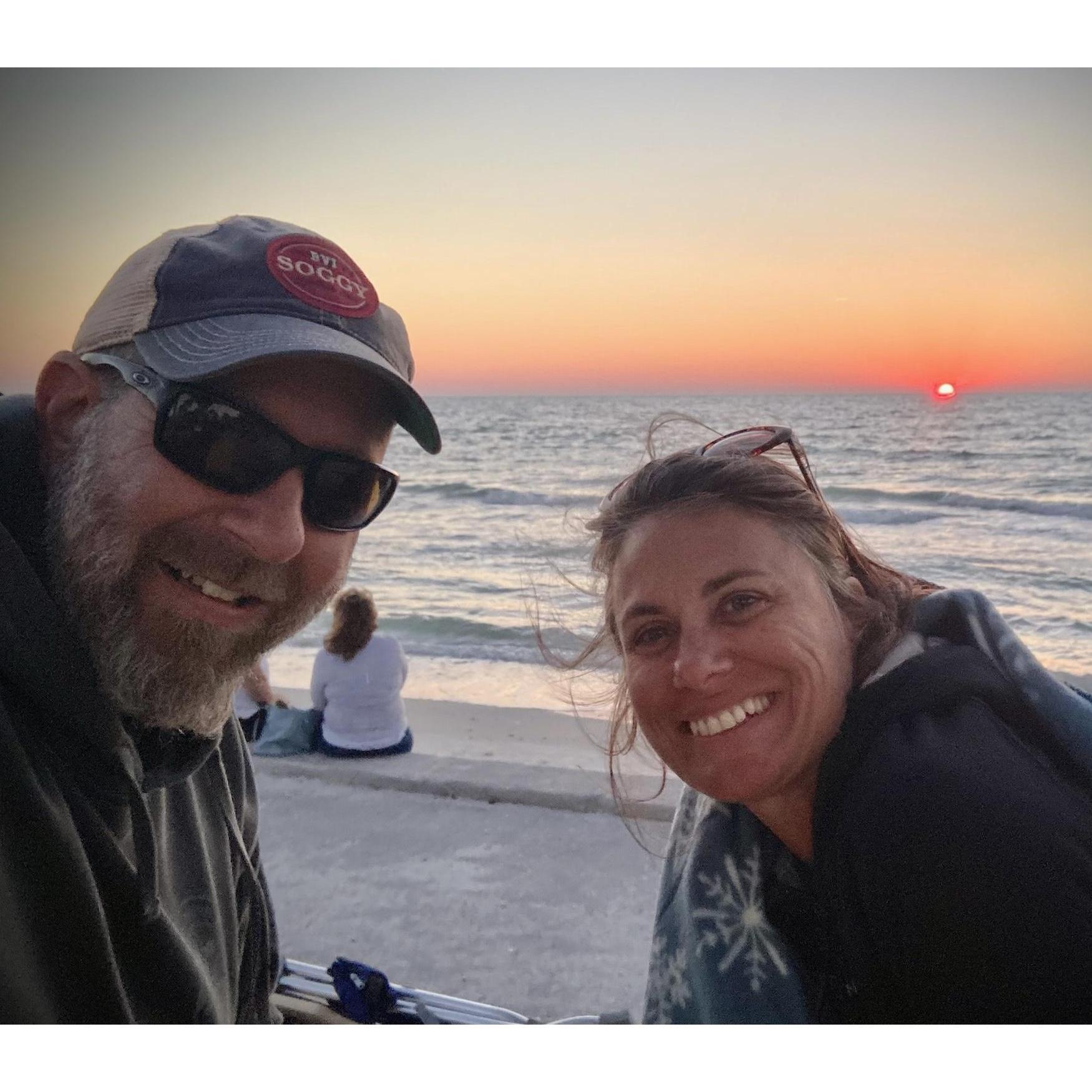 Can't miss a sunset.  :)