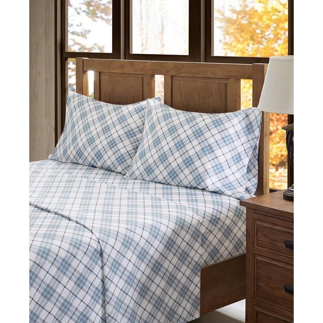 True North Cotton Flannel 4-Piece Queen Sheet Set