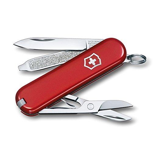 Victorinox Swiss Army Classic SD Pocket Knife, Red, 58mm