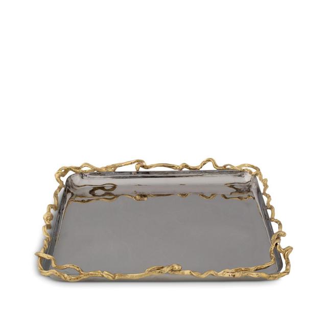 Michael Aram Wisteria Gold Matzah Plate