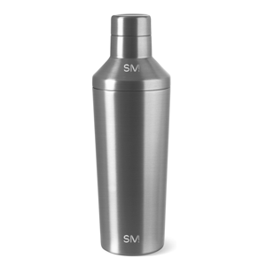 Simple Modern Cocktail Shaker Set with Jigger Lid | Stainless Steel Boston Shaker Insulated Martini Mixer for Mocktails | Gifts for Men Women Him Her | Classic Collection | 20oz | Simple Stainless
