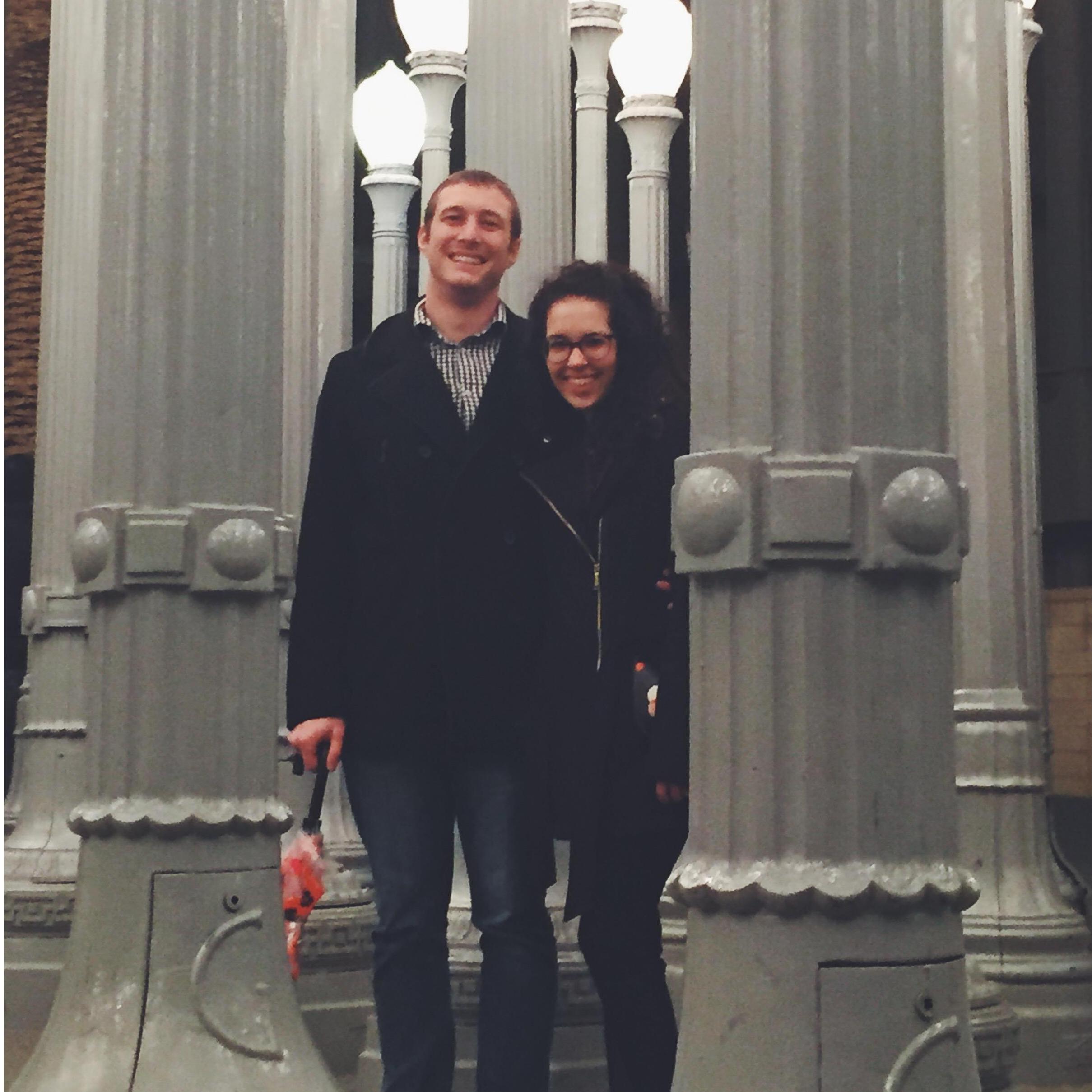 Bobby always humors Ari's requests to meander through the larger-than-life art installations wherever they go.
