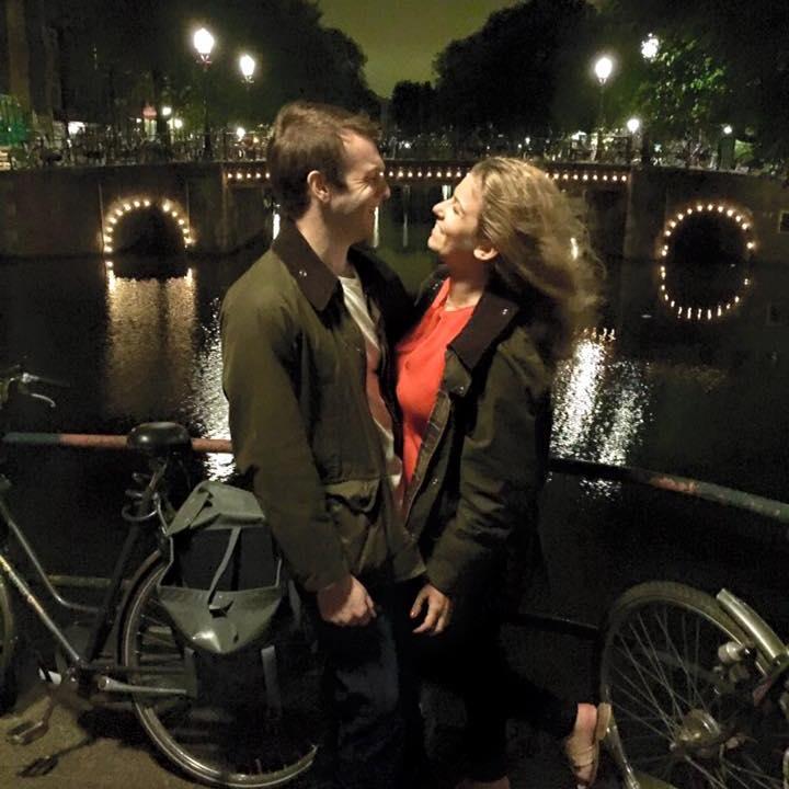 Our two year anniversary in Amsterdam