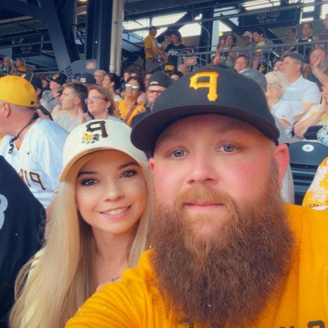 Pirates baseball game for Zach's birthday!