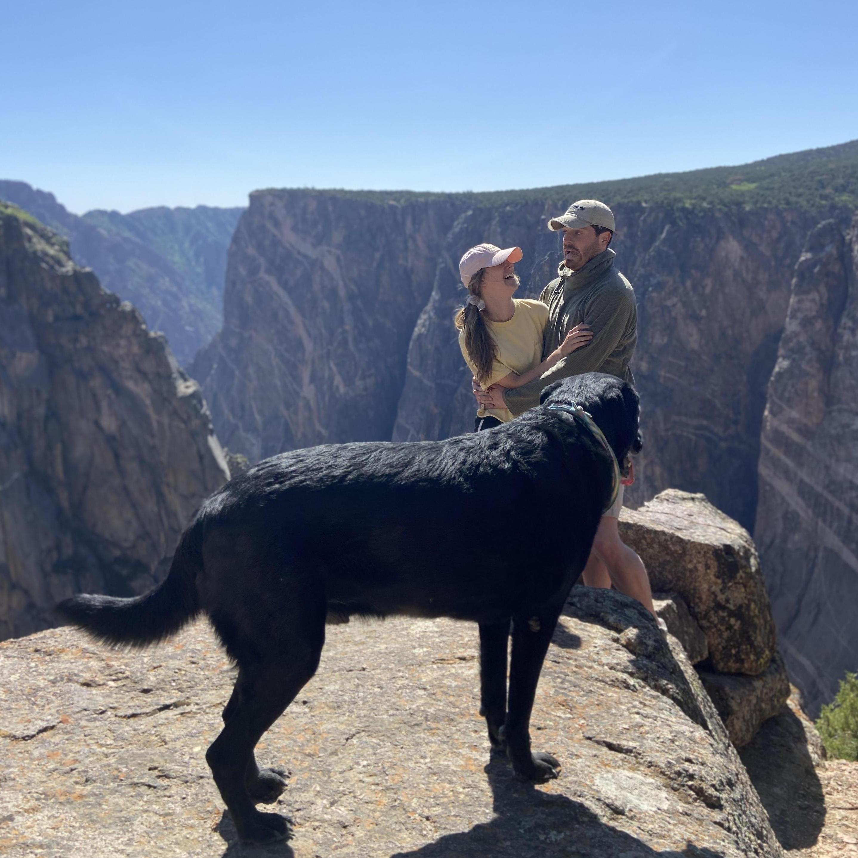 Visiting Black Canyon of the Gunnison.