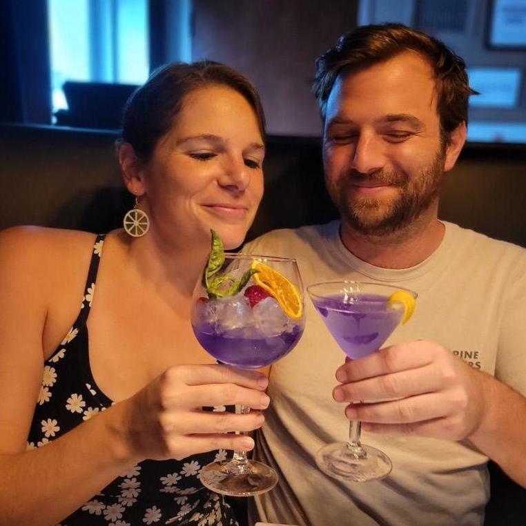 Cocktails out in Downtown Durham