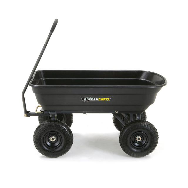 Gorilla Carts Poly Dump Cart 600 lb. capacity