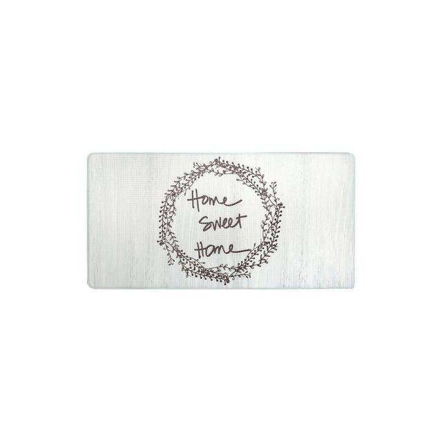 Nicole Miller 20" x 39" New York Home Sweet Home Wreath Kitchen Mat