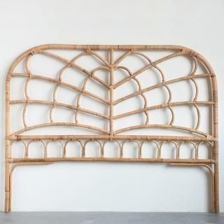 Queen Rattan Headboard