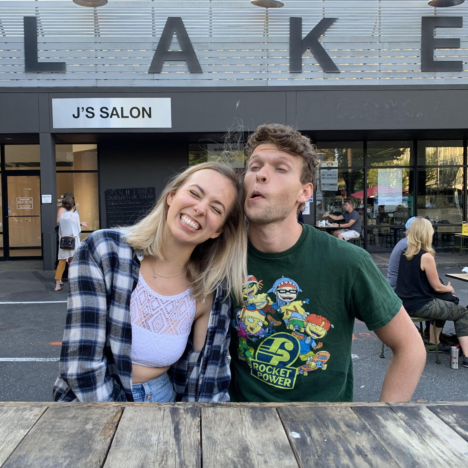 We first lived together in Seattle. Eastlake is still our favorite neighborhood!