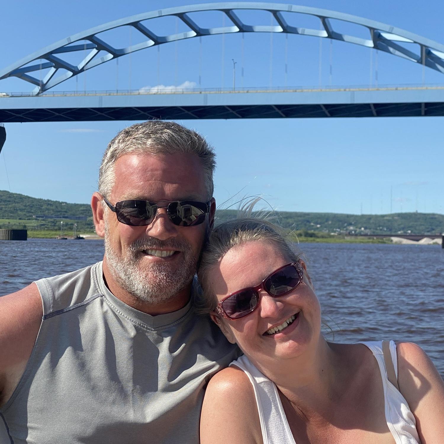 July 2022.  Dating just a month. This was taken while on his brother's boat.