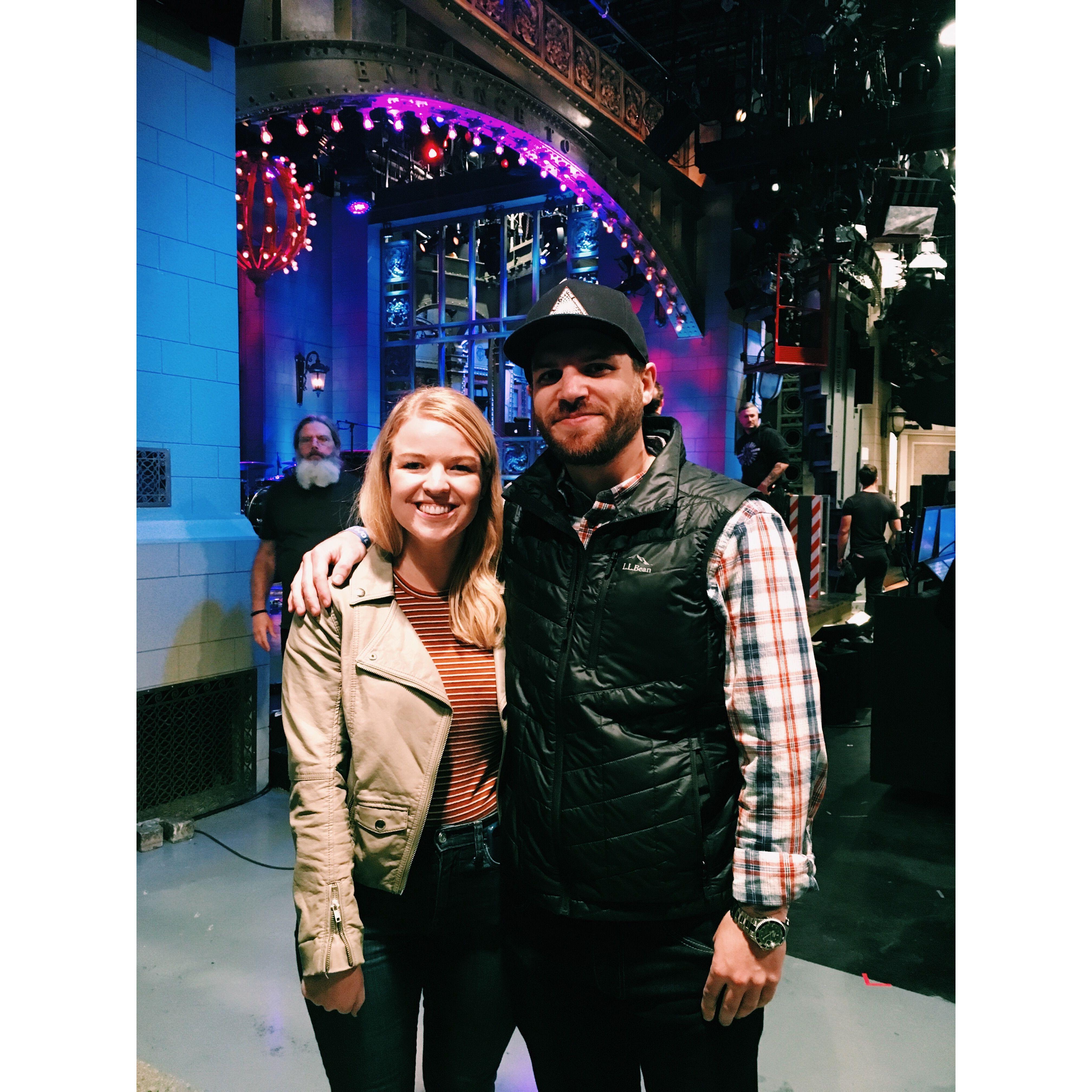 First trip to NYC and Ross invites Demi to attend SNL...he is a keeper! (Shoutout Rich)