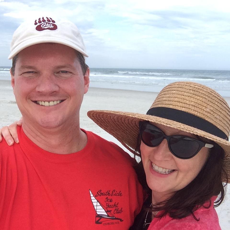Our favorite beach in the world -- same place he popped the question!