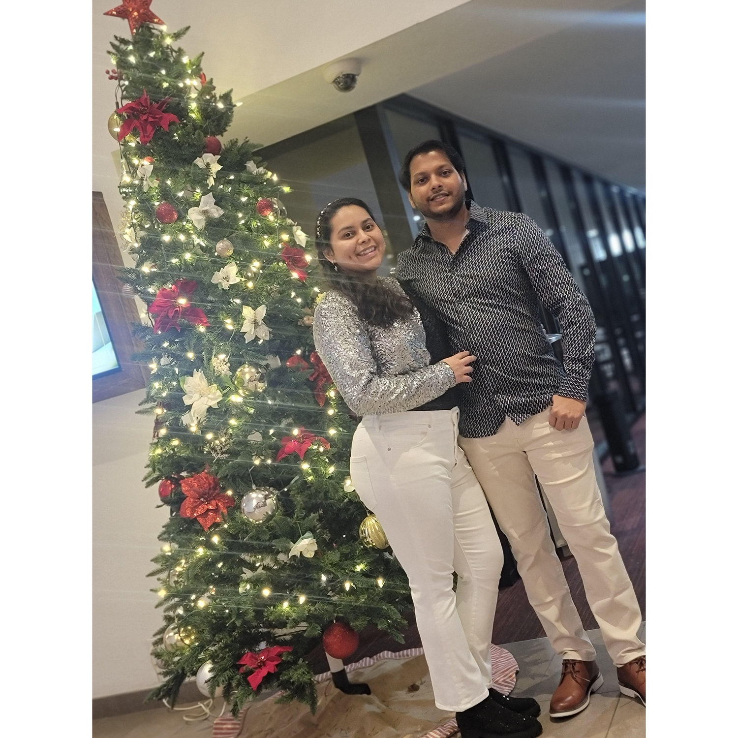 Sharing New Years together.