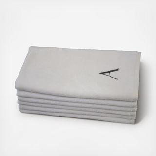 Monogram Hand Towel, Set of 6
