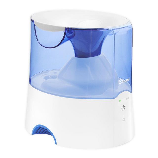 Crane 0.5-Gallon Warm Mist Humidifier in Blue/White