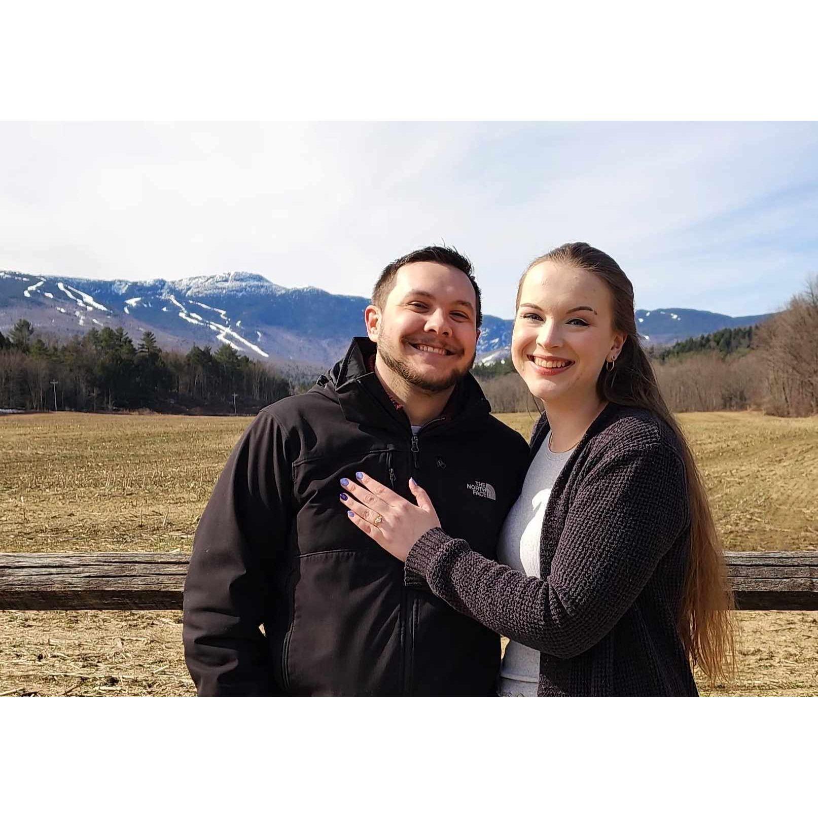 When Krysia said, "yes!"
Stowe, VT April 2024