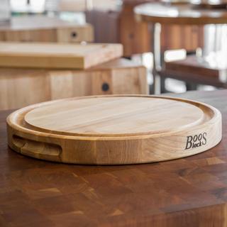 Round Cutting Board with Juice Groove