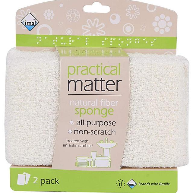 Cleanlogic Practical Matter Organic Cotton Fiber Sponge (Pack of 6)