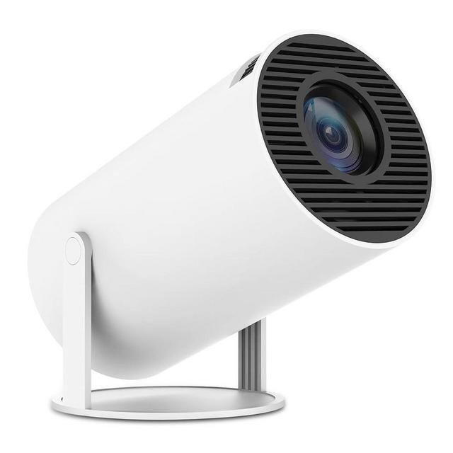 Mini Projector 4K 1080P Support, Portable Projector WiFi6 Bluetooth 5.0 Android 11, Smart Projector Auto Horizontal Correction,180°Rotatable Outdoor Movie Projector Compatible with Phone