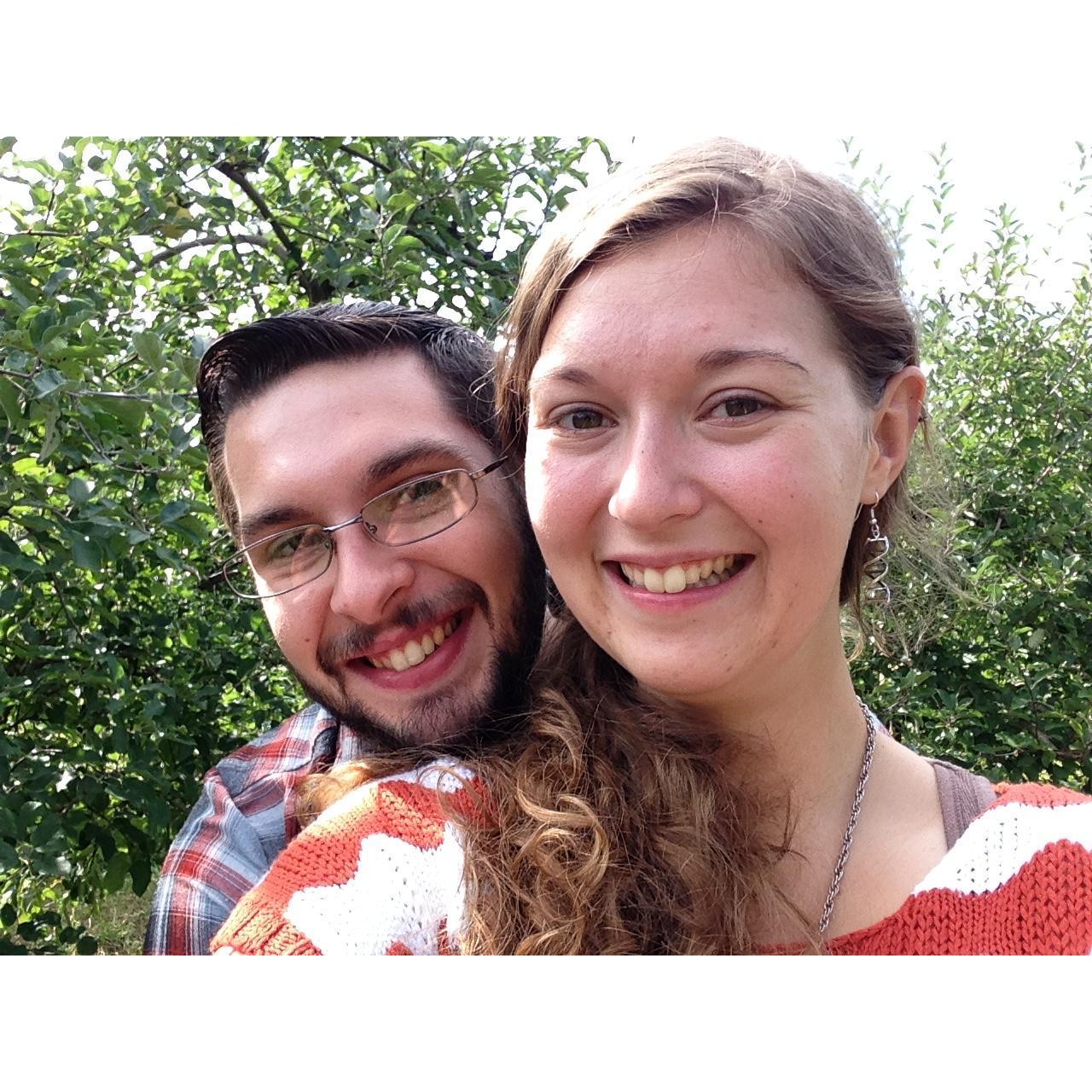 We love apple picking together. We've never missed a season!