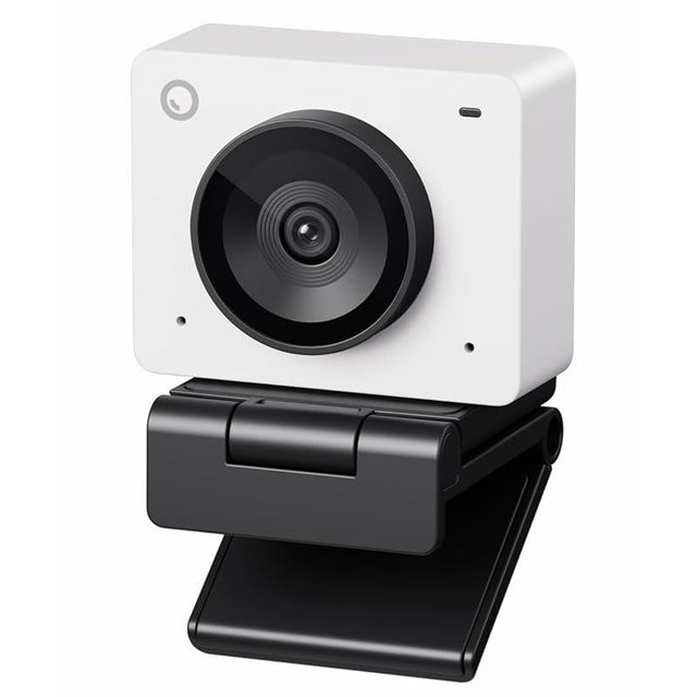 OBSBOT Meet SE 1080P 100FPS Webcam for PC, AI Framing Streaming Camera with 1/2.8" Sensor, Beauty Mode, Gesture Control, Staggered HDR, Web Camera for Desktop Computer, Laptop, Meeting. (Cloud White)
