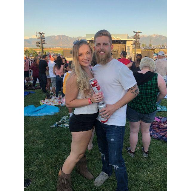 This was taken right before our first kiss at the Jason Aldean concert.