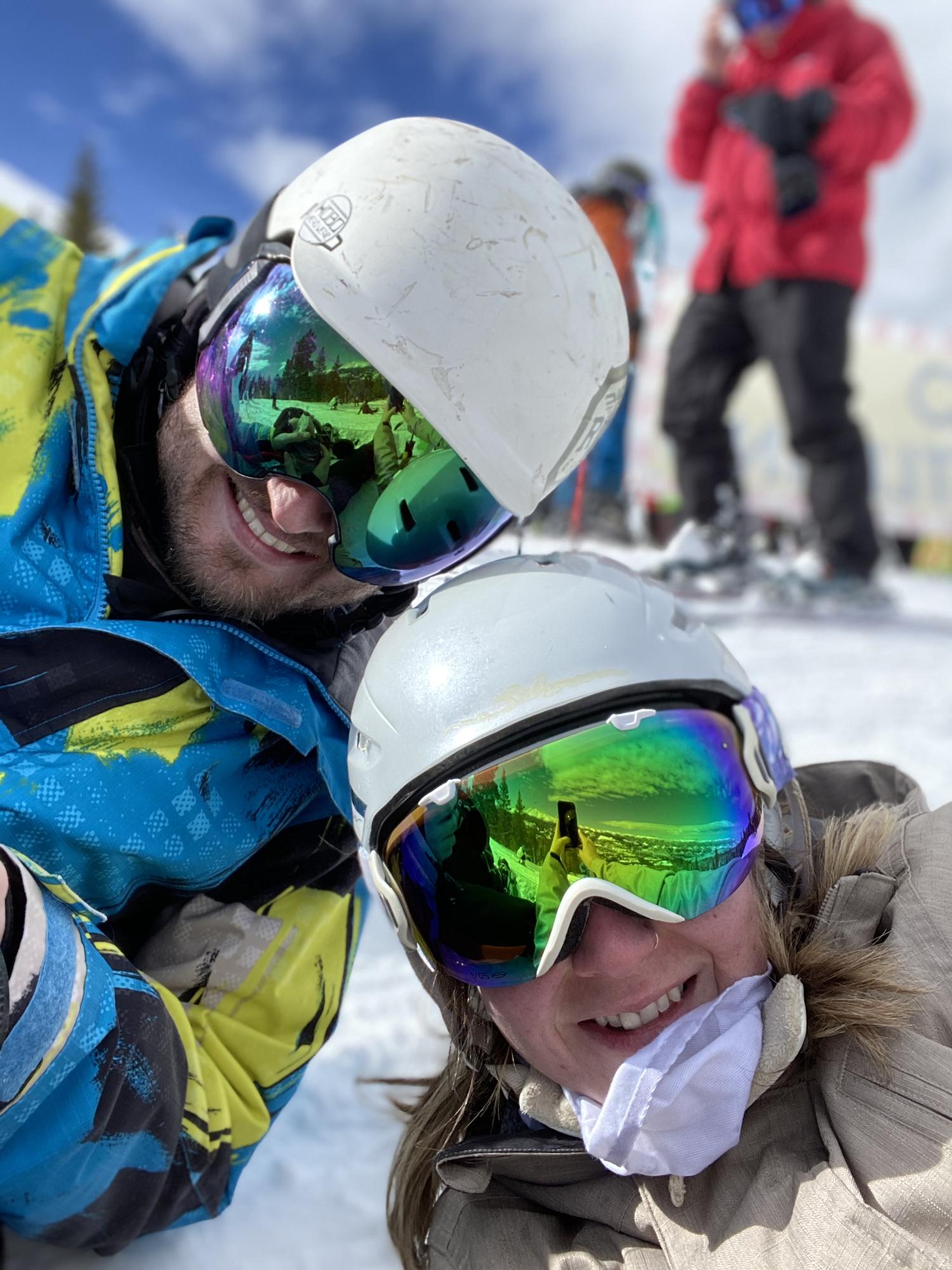 SNOWBOARDING AT BRECKENRIDGE