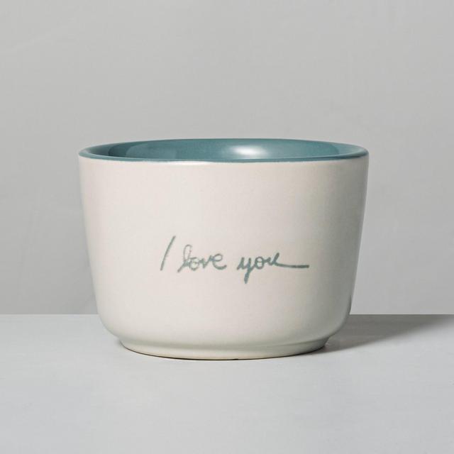 6.77oz Meadow 'I Love You' Ceramic Candle - Hearth & Hand™ with Magnolia