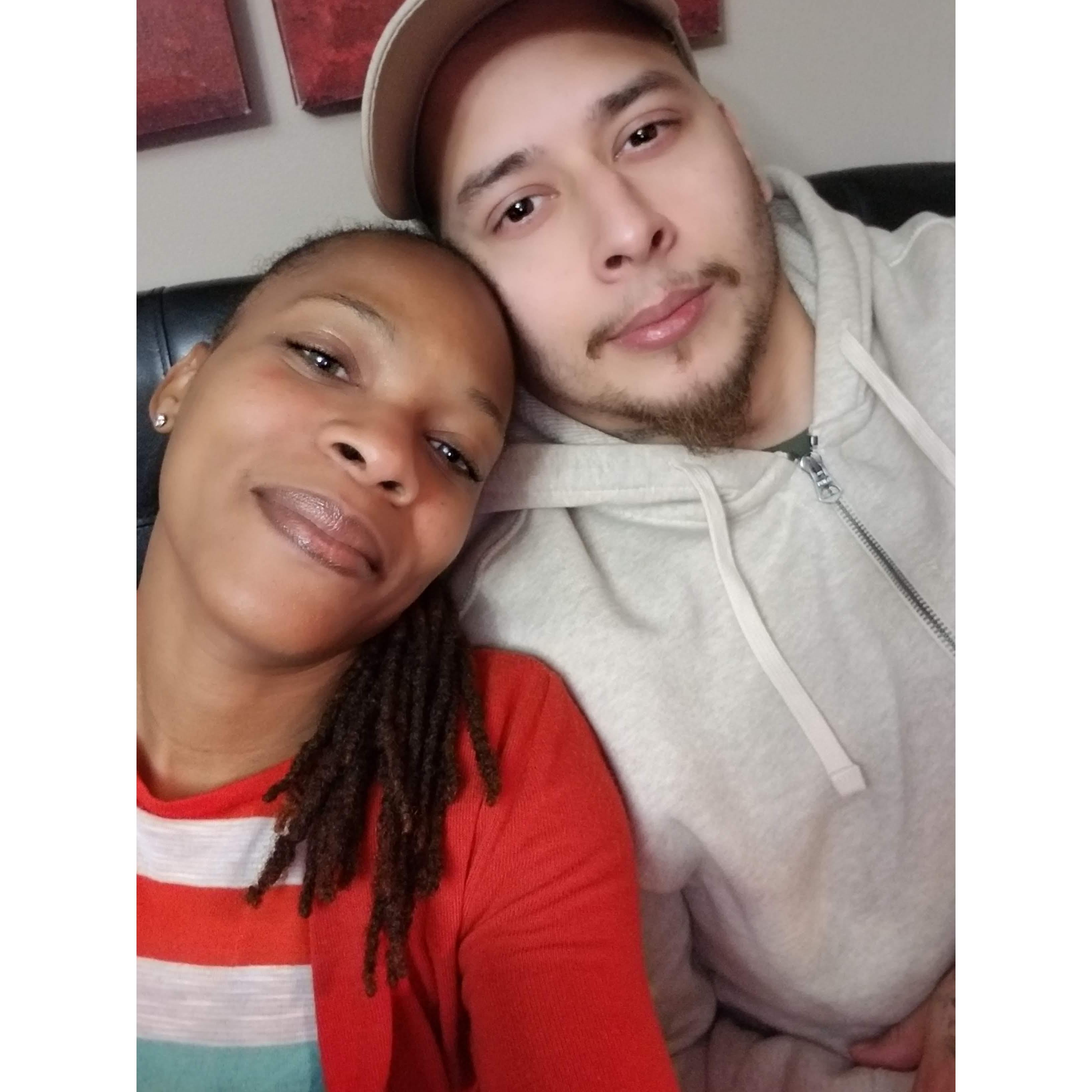 Us together for our first Thanksgiving