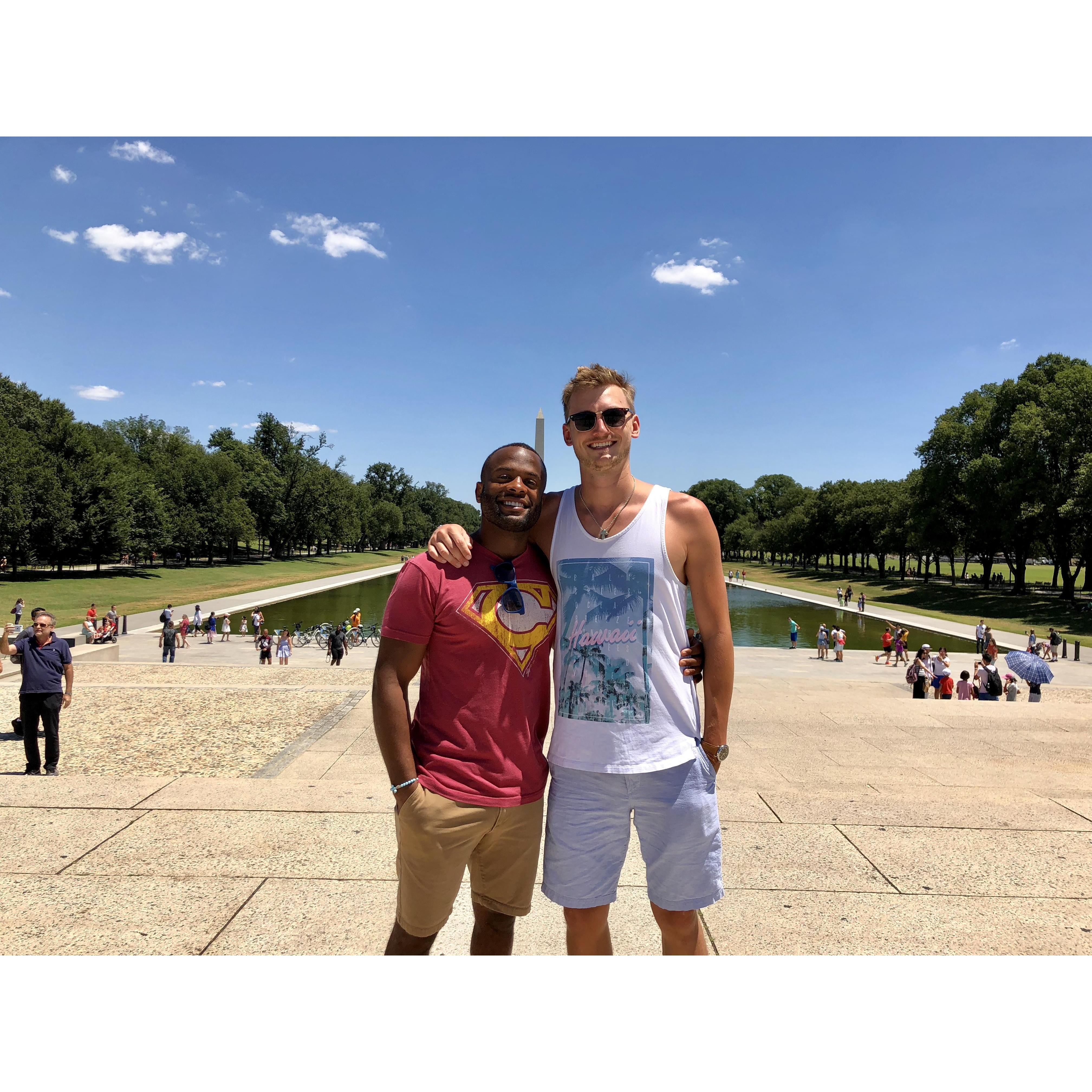 Before moving back to South Carolina, we took a one month road trip and had to stop in DC