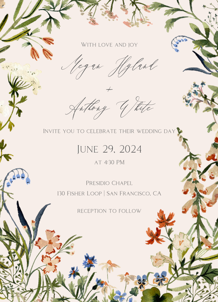 Bellfort Portrait | Linen | Zola Wedding Invitations