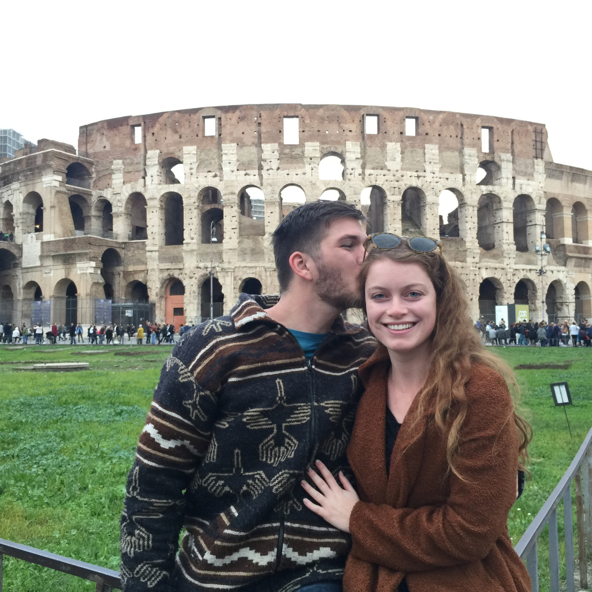 Visiting the Colosseum in Rome for Robert's birthday (2019)