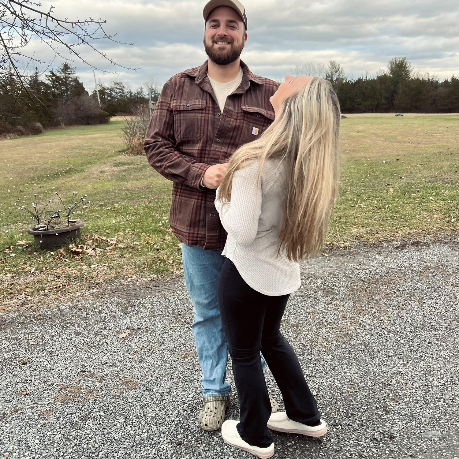 Didn’t even know I was getting engaged the next day 💍