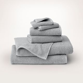 Turkish Ribbed 6-Piece Bath Sheet Set