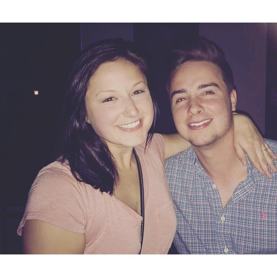 One of our many nights on the town!