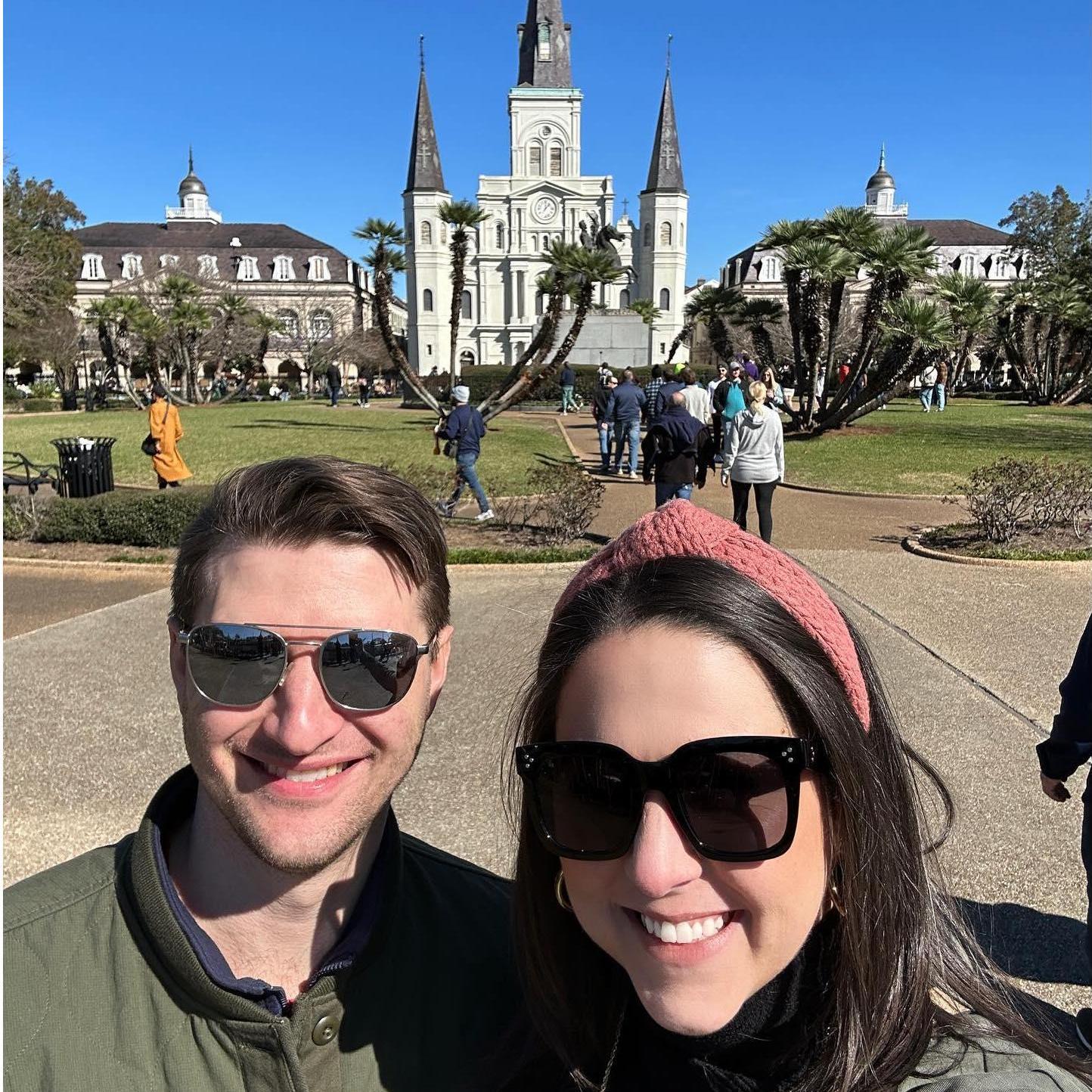 Our first trip together... down to the Big Easy!