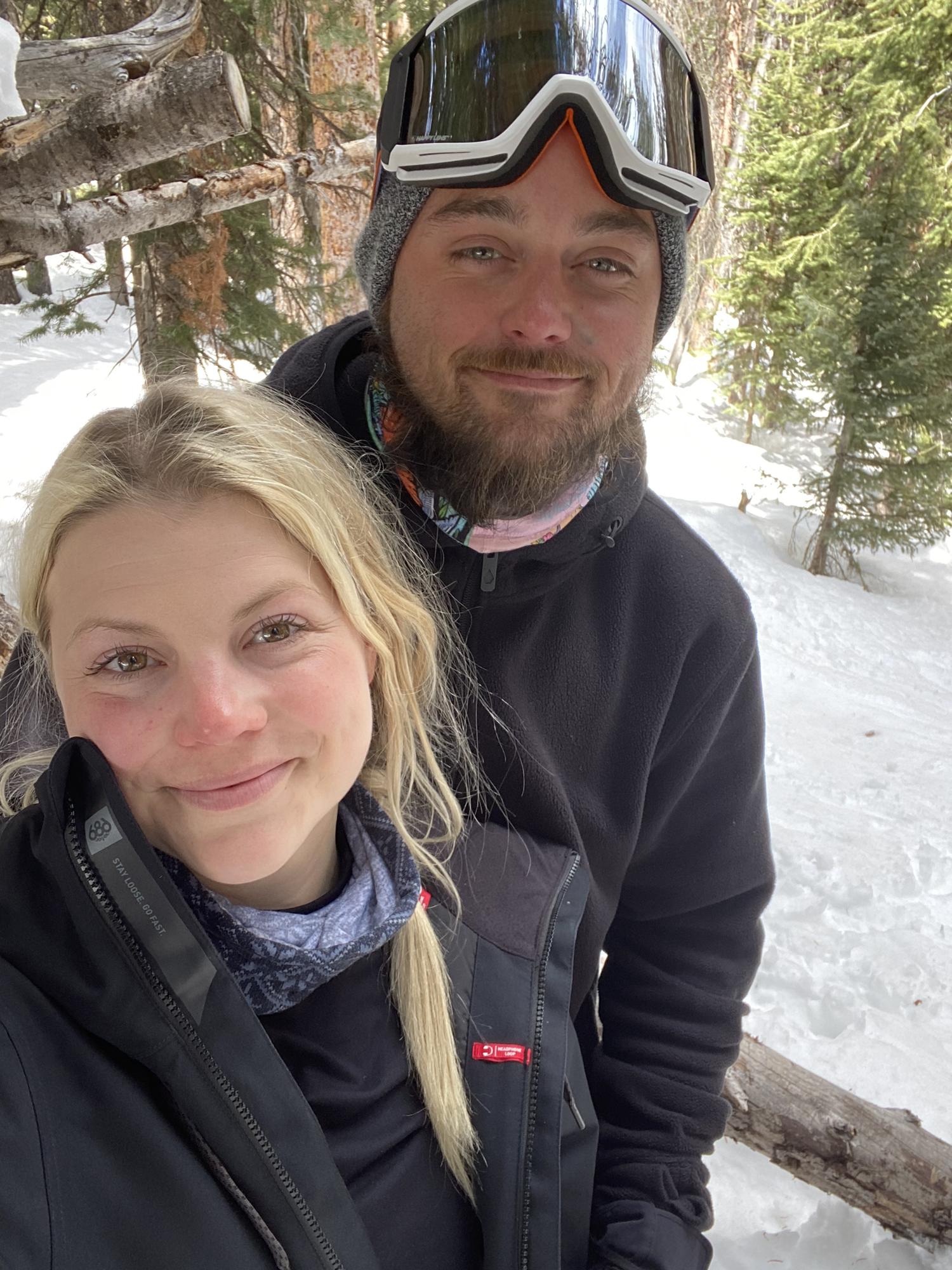 He took her "through the trees" at Copper Mtn.