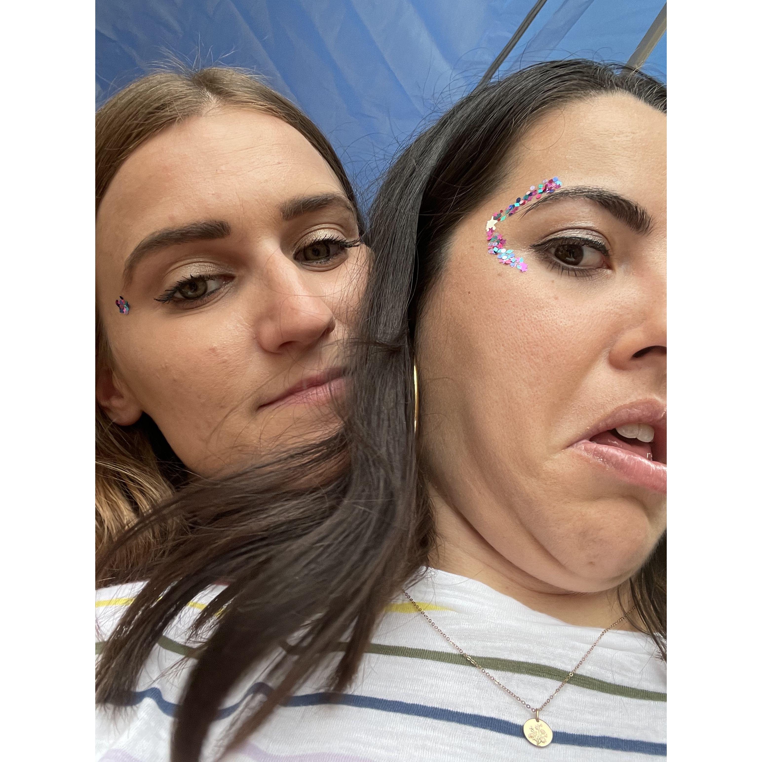 Being silly together