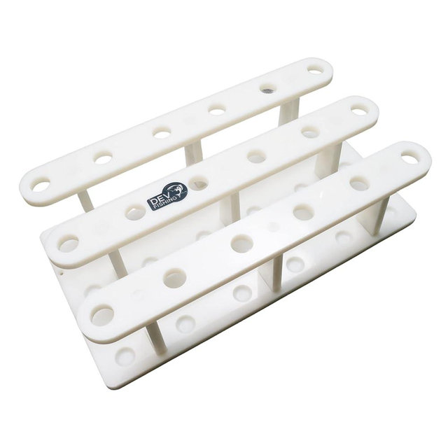 Dev Fishing 18 Pole Fishing Rod Holder Rack for Garage Heavy Duty Outdoor Boat Dock Storage