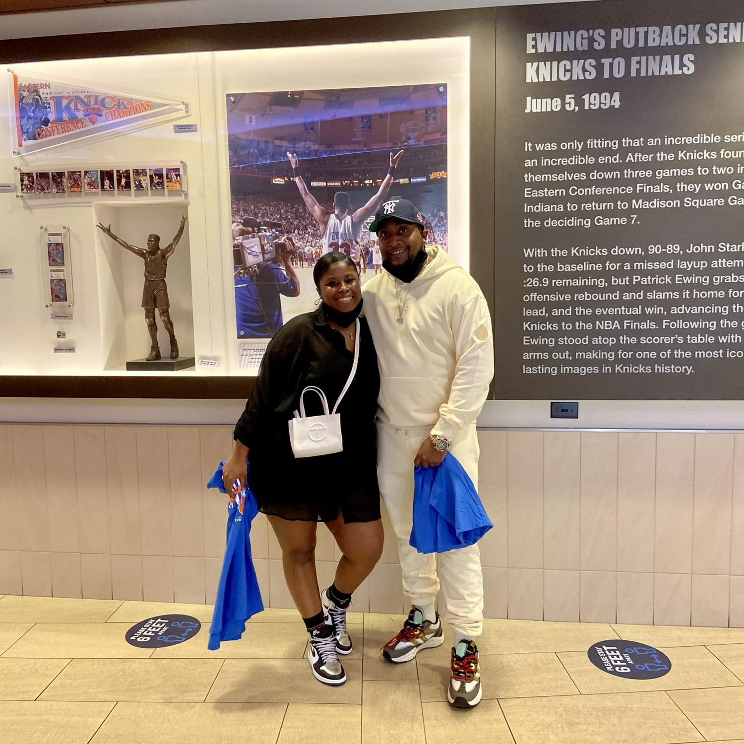 Knicks game for Rah’s birthday May 2021