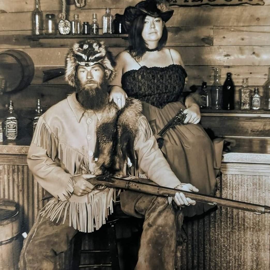 When we made our stop in Custer, SD, there was only one thing Heather wanted to do, Nick agreed, as long as he got to pick his own outfit... absolutely fitting