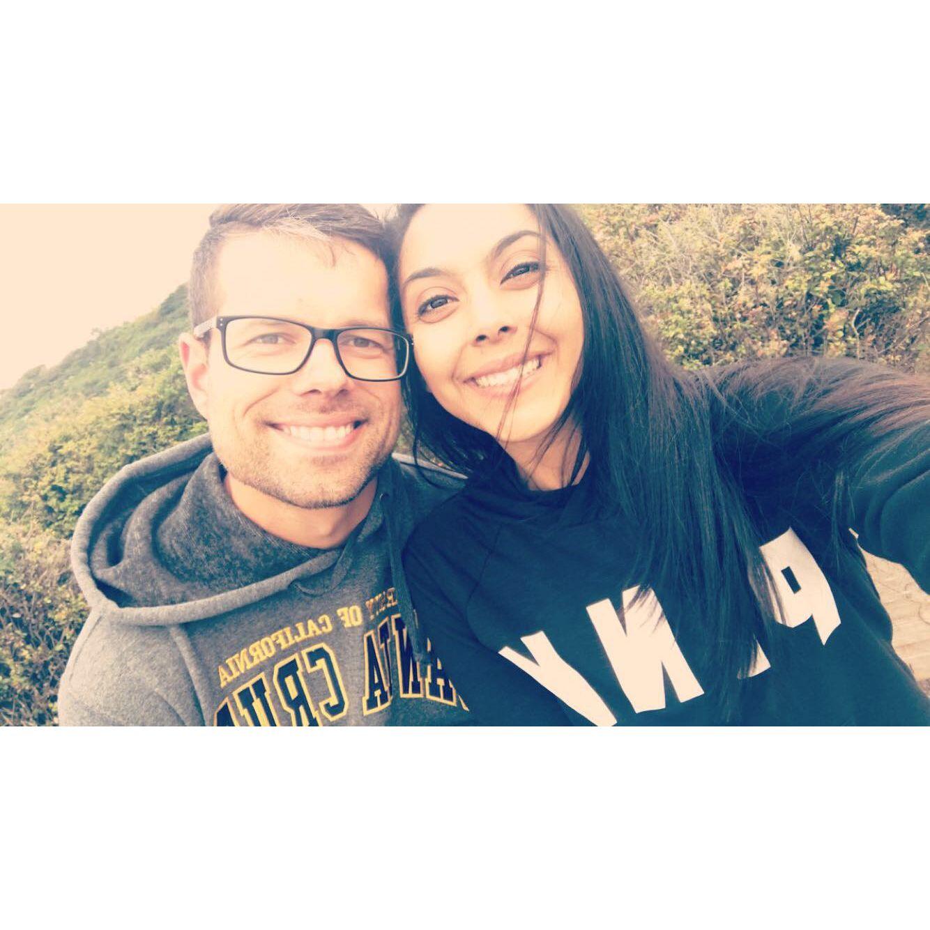 A hike and view of the beach with my Best friend