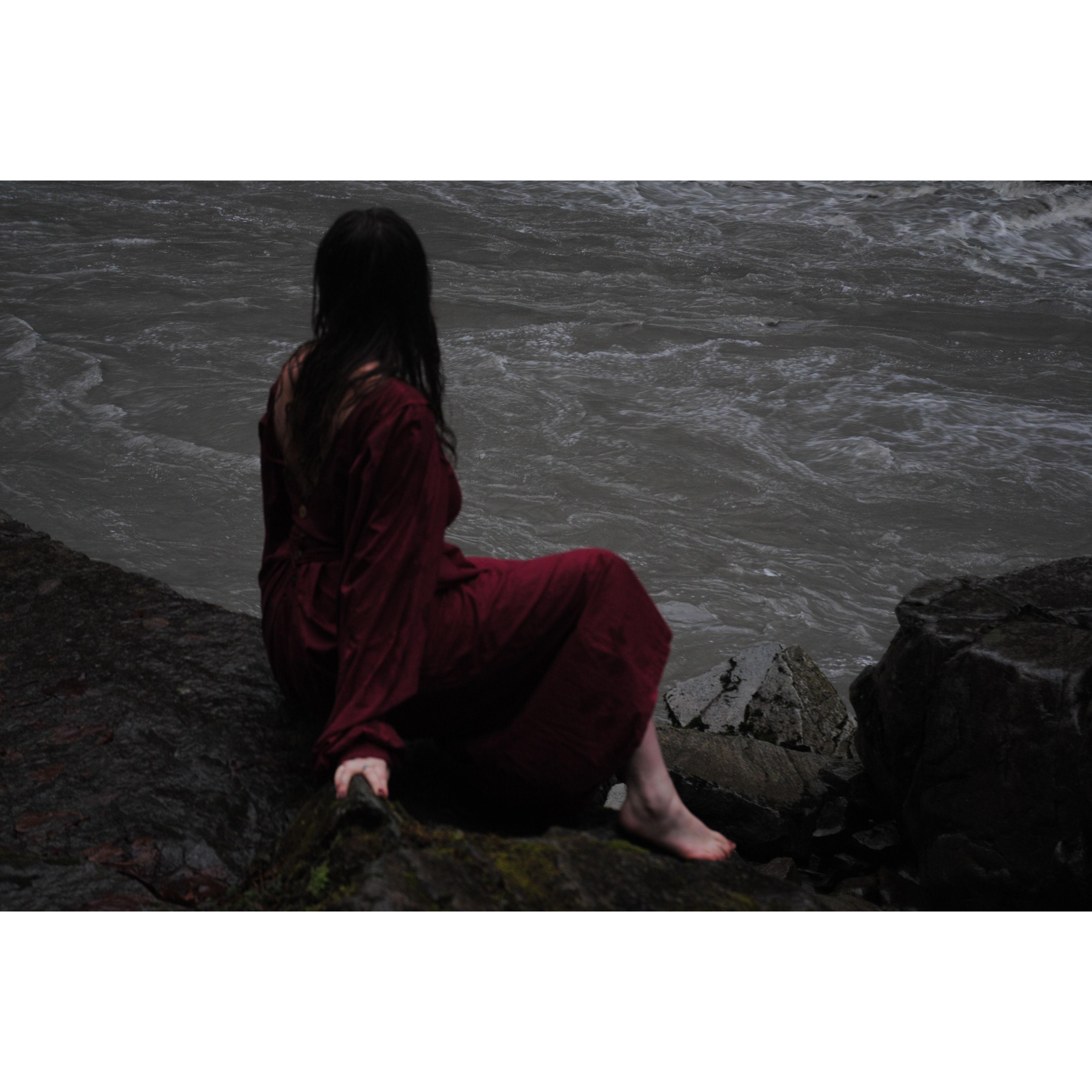 proposal photoshoot before I knew, staged as another photoshoot in the clothes I made