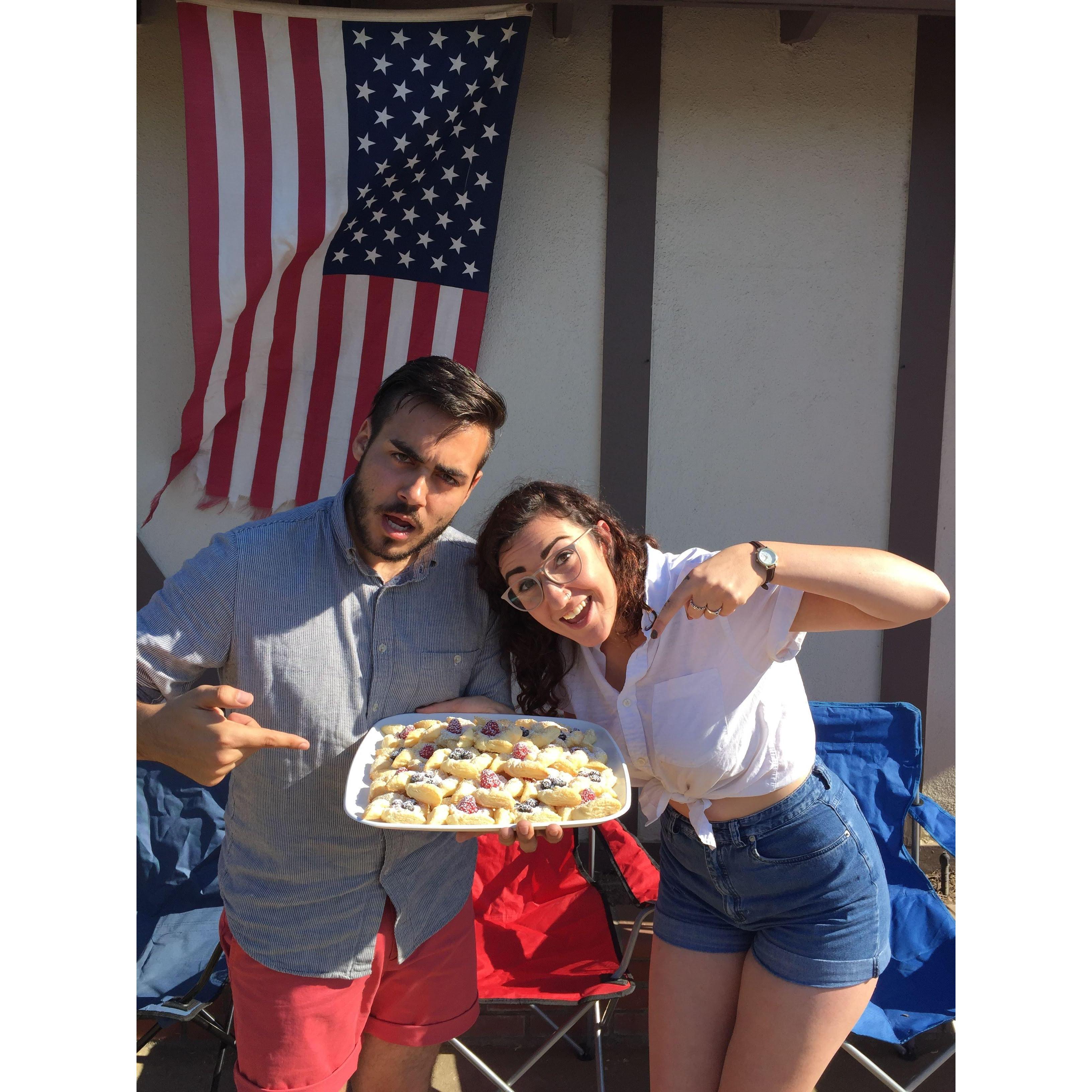 fourth of july 2017! our famous berry pinwheels