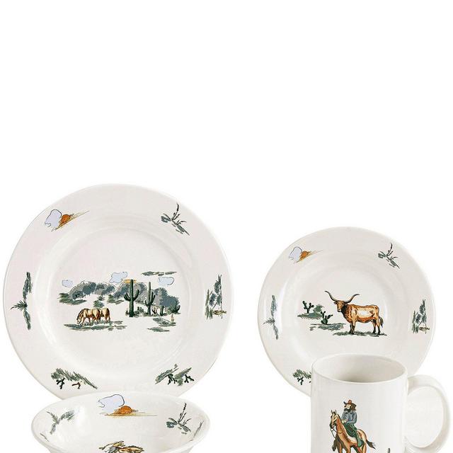 HiEnd AccentsHiEnd Accents Ranch Life 16-Piece Dinnerware Set
