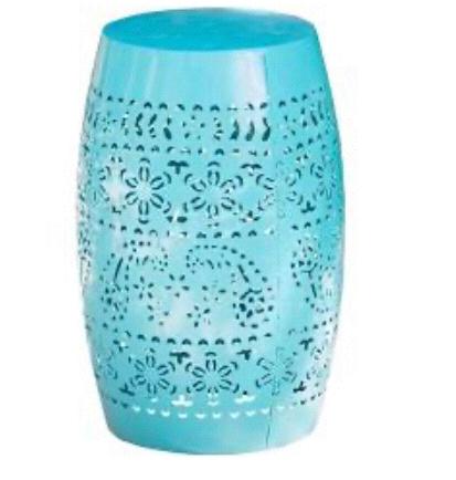 Ruby 12" Iron Side Table - Christopher Knight Home -Teal